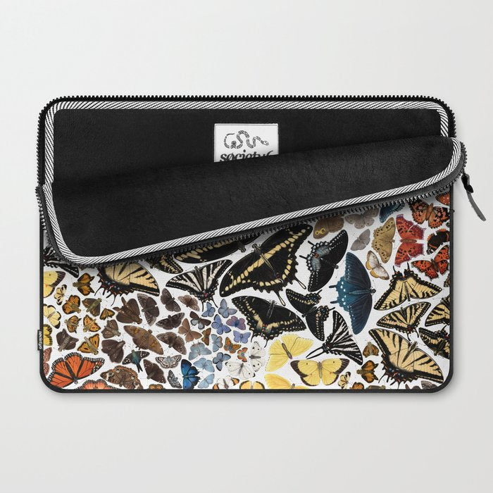 Butterflies of North America Pattern Laptop Sleeve Gallery Image 2