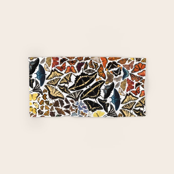Butterflies of North America Pattern Bath Towel Gallery Image 1