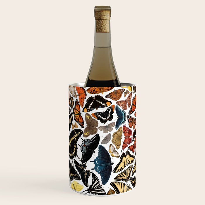 Butterflies of North America Pattern Wine Chiller Gallery Image 3