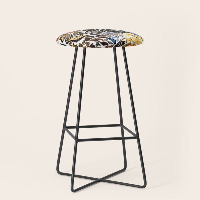 Butterflies of North America Pattern Stool Gallery Image 1