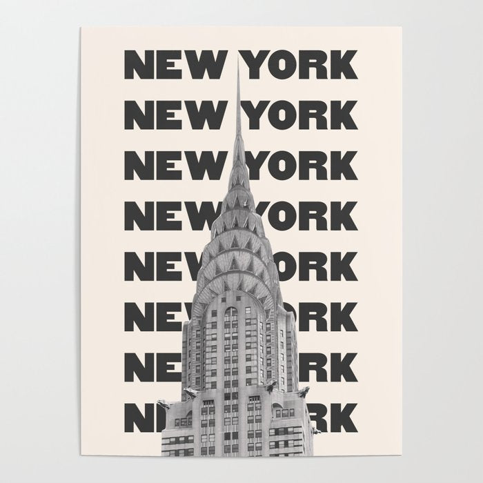 New York City BW Poster Gallery Image 4