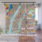 New York City Street Map Wall Mural Gallery Image 1