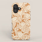 Retro strawberries iPhone Case Gallery Image 1