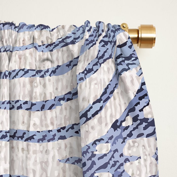 FRENCH LINEN TRIBAL IKAT Window Curtain Gallery Image 2