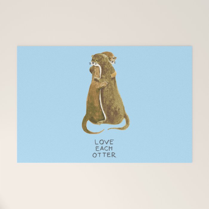 Love each otter Welcome Mat Gallery Image 1