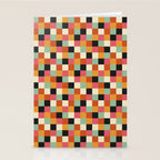 Bold Colorful Checks Pattern - Small XVIII Stationery Card Gallery Image 2
