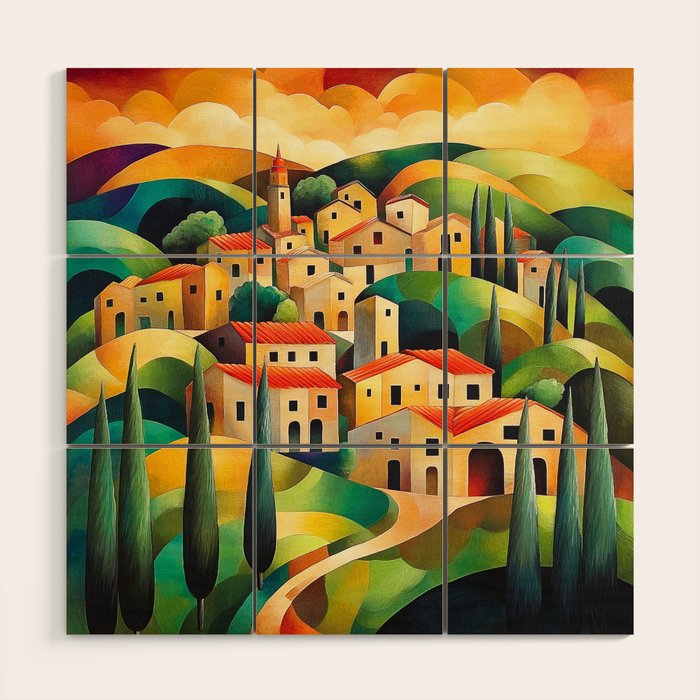 Eternal Tuscany Wood Wall Art Gallery Image 1