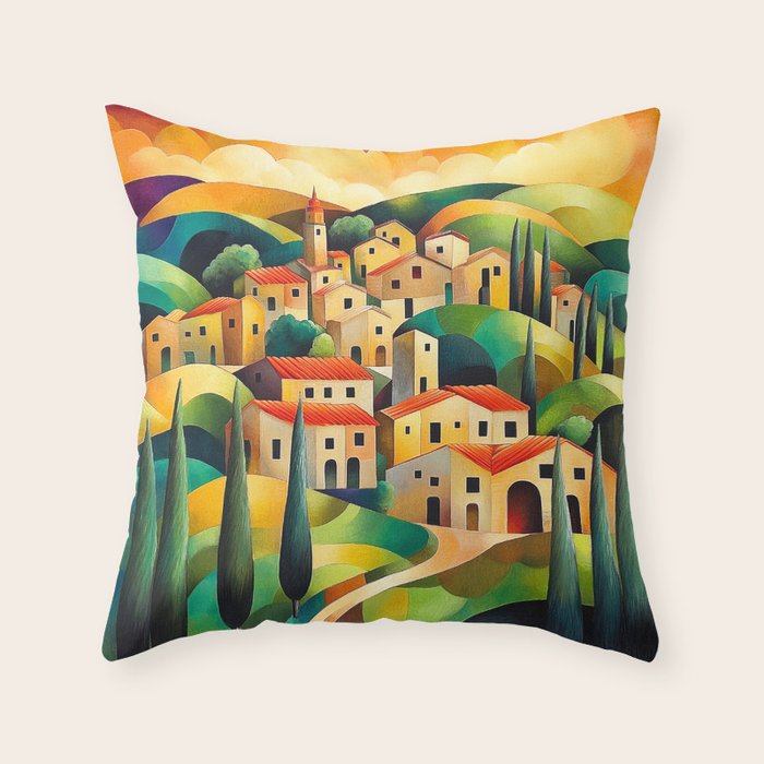 Eternal Tuscany Throw Pillow Gallery Image 6