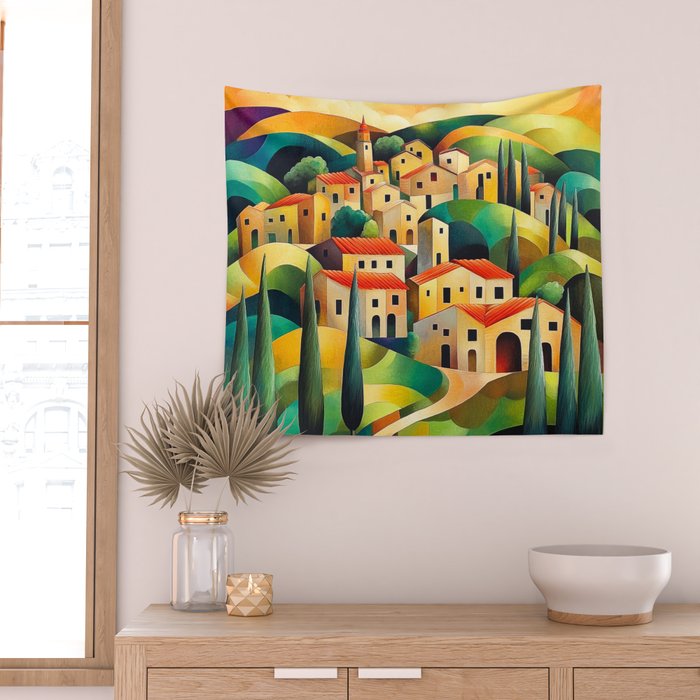 Eternal Tuscany Wall Tapestry Gallery Image 2
