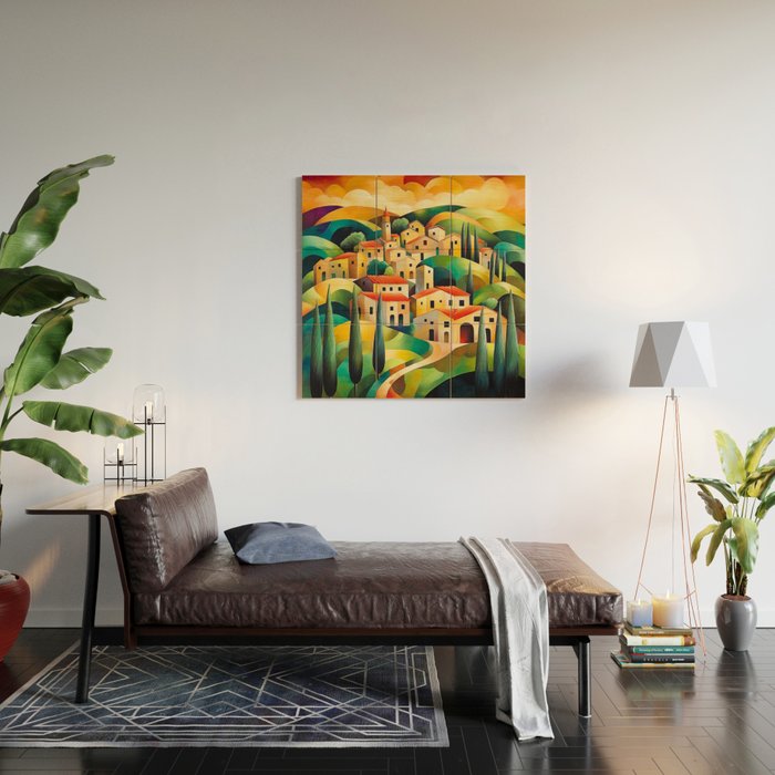 Eternal Tuscany Wood Wall Art Gallery Image 2