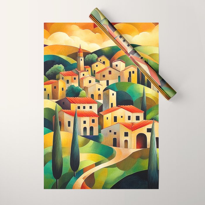 Eternal Tuscany Wrapping Paper Gallery Image 1