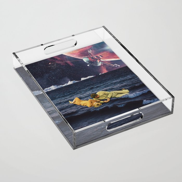 to be Reborn from a sea of Optimism Acrylic Tray Gallery Image 1