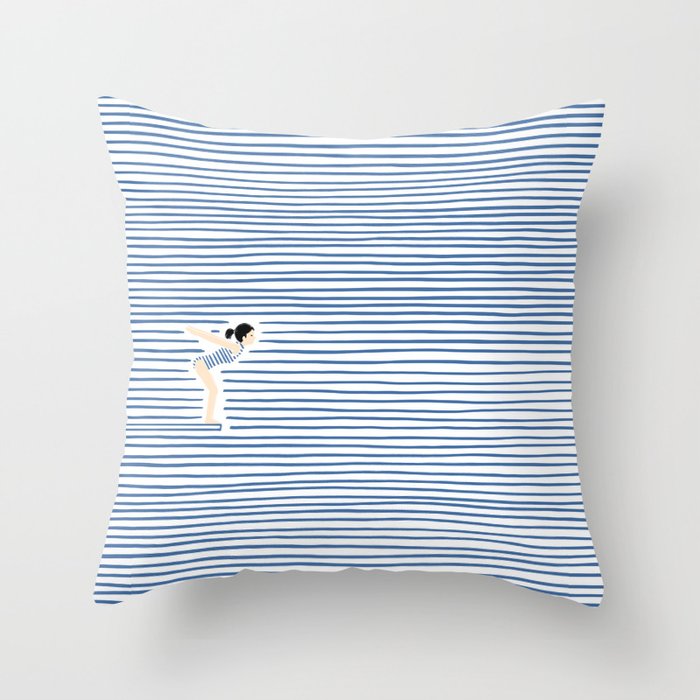 Make a Splash Throw Pillow Gallery Image 1