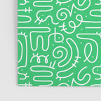 Colorful abstract fun line doodle art pattern Poster Gallery Image 3