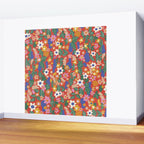Evelyn red Wall Mural Gallery Image 2