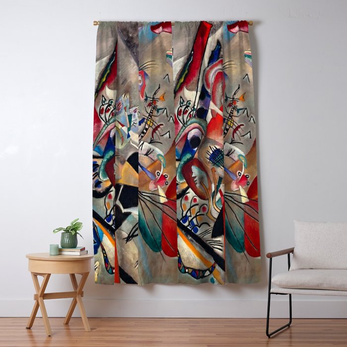 Wassily Kandinsky In the Grey, 1919  Window Curtain Gallery Image 1