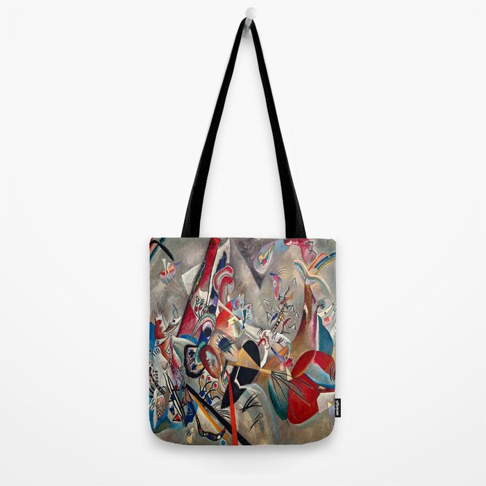 Wassily Kandinsky In the Grey, 1919  Tote Bag Gallery Image 2