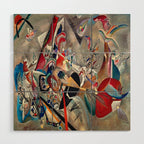 Wassily Kandinsky In the Grey, 1919  Wood Wall Art Gallery Image 1