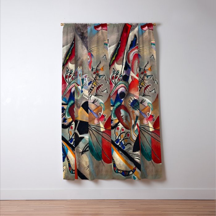 Wassily Kandinsky In the Grey, 1919  Window Curtain Gallery Image 3