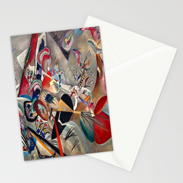 Wassily Kandinsky In the Grey, 1919  Stationery Card Gallery Image 2