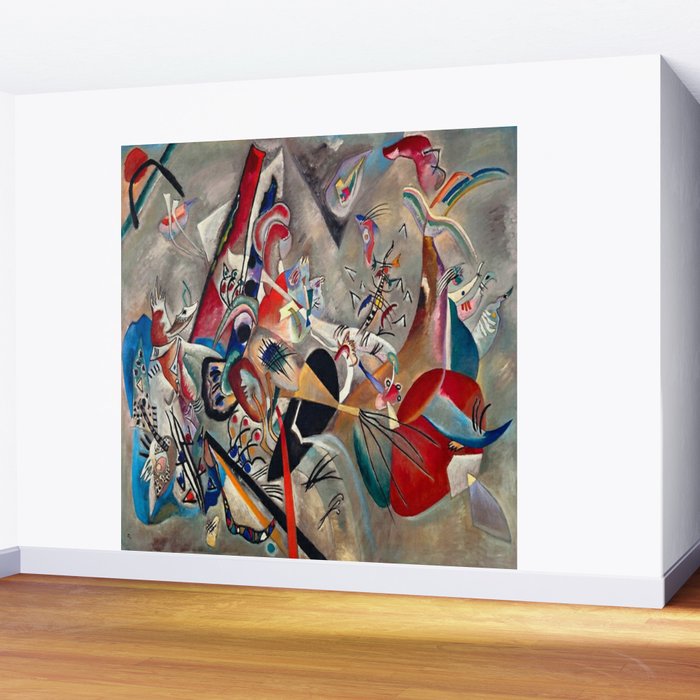 Wassily Kandinsky In the Grey, 1919  Wall Mural Gallery Image 2