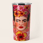 Frida Bouquet Travel Mug Gallery Image 1
