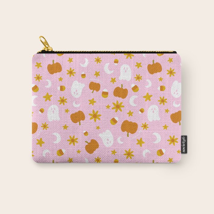 Is It Fall Yet in Pink Carry All Pouch Gallery Image 1