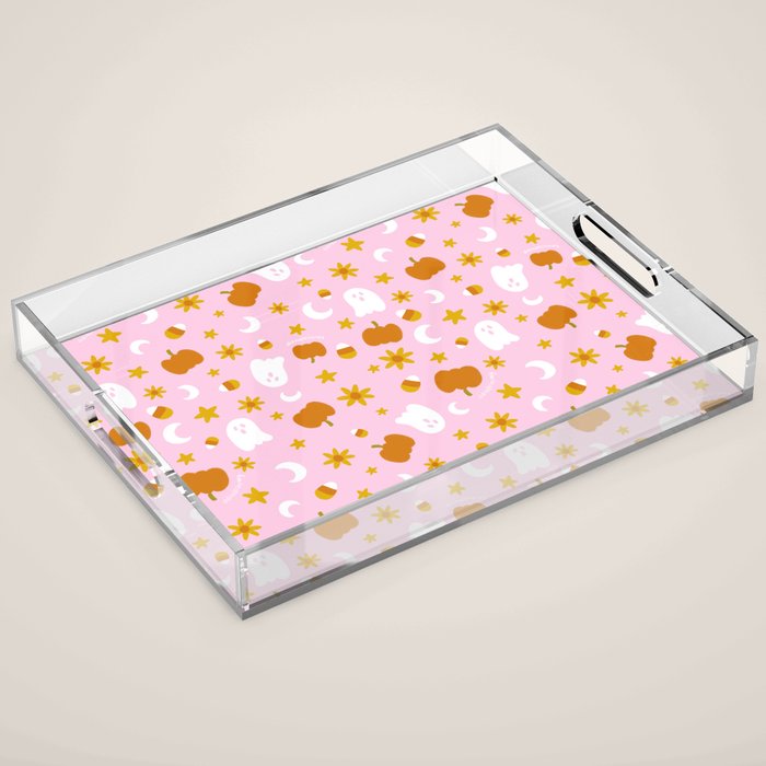 Is It Fall Yet in Pink Acrylic Tray Gallery Image 1