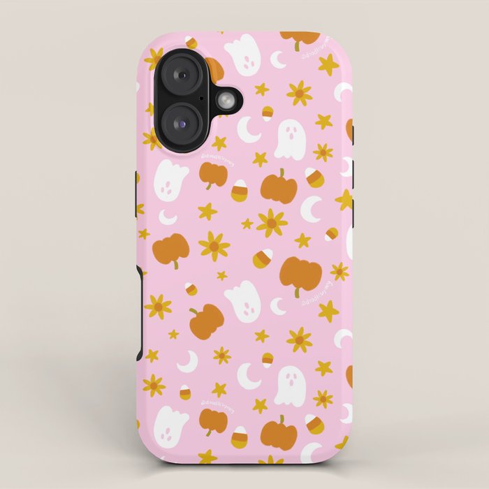 Is It Fall Yet in Pink iPhone Case Gallery Image 1