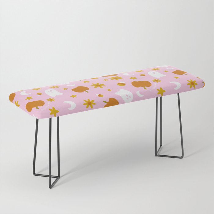 Is It Fall Yet in Pink Bench Gallery Image 1