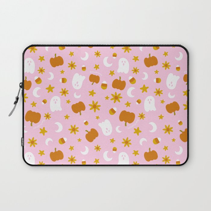 Is It Fall Yet in Pink Laptop Sleeve Gallery Image 1
