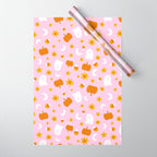 Is It Fall Yet in Pink Wrapping Paper Gallery Image 1
