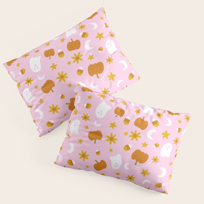 Is It Fall Yet in Pink Pillow Sham Gallery Image 3