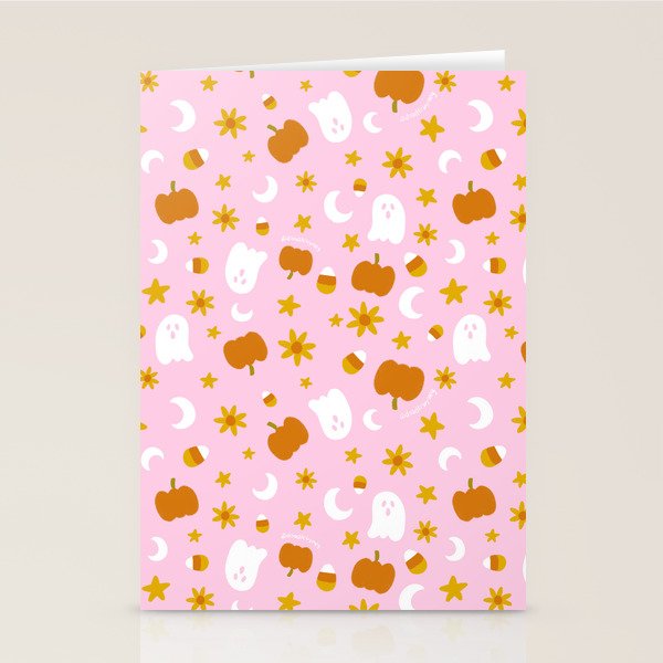 Is It Fall Yet in Pink Stationery Card Gallery Image 1