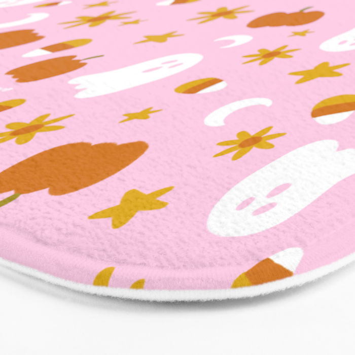 Is It Fall Yet in Pink Bath Mat Gallery Image 3