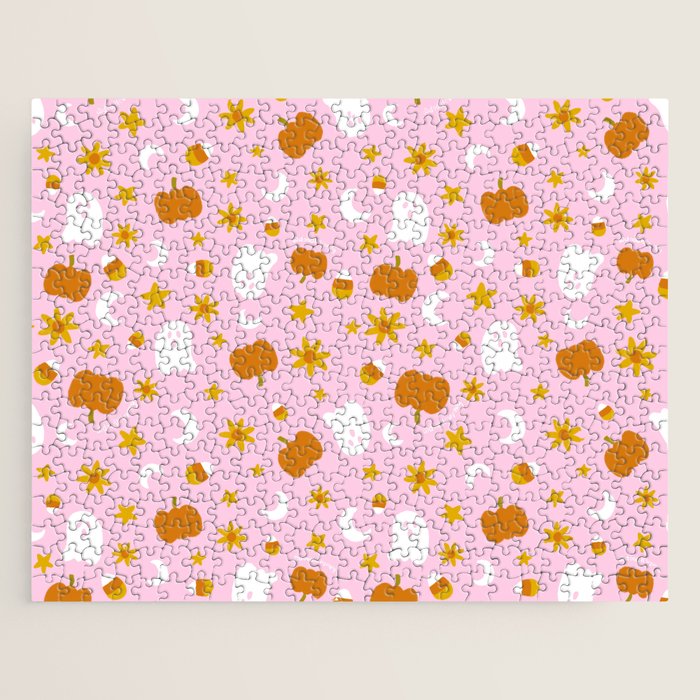 Is It Fall Yet in Pink Jigsaw Puzzle Gallery Image 1