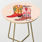 Howdy! Cowboy Boots Side Table Gallery Image 2