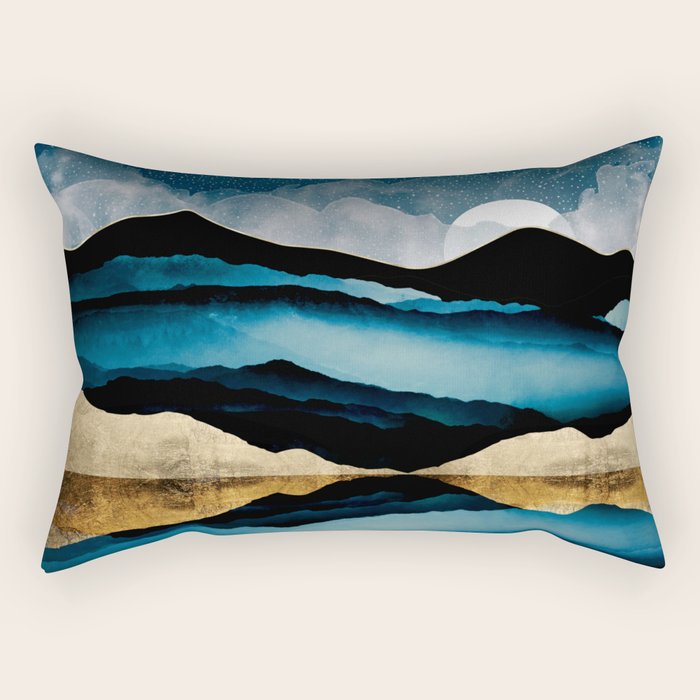 Midnight Mountain Rectangular Pillow Gallery Image 2