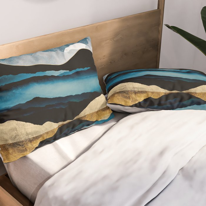 Midnight Mountain Pillow Sham Gallery Image 2