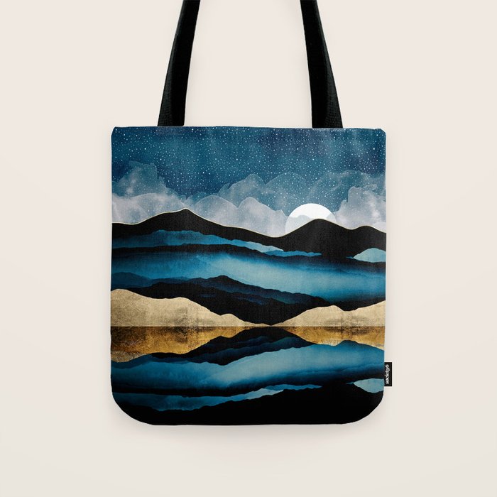 Midnight Mountain Tote Bag Gallery Image 1