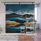 Midnight Mountain Wall Mural Gallery Image 1