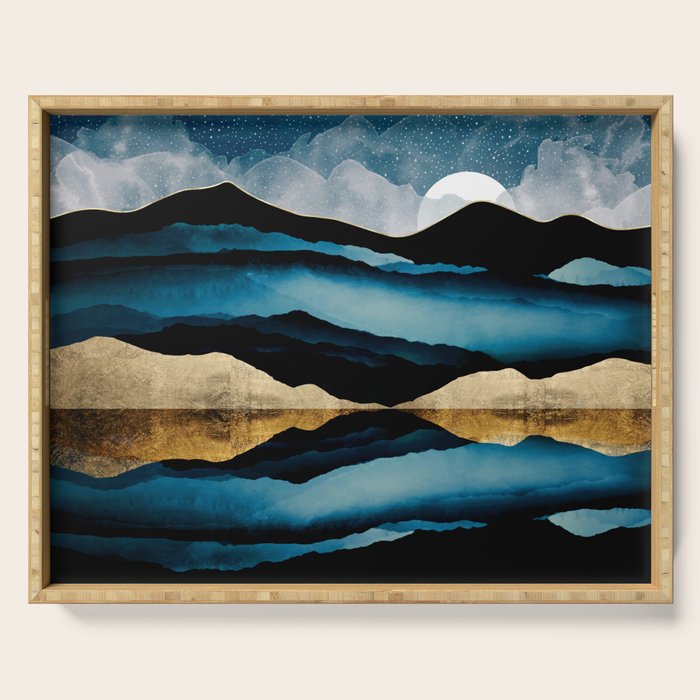 Midnight Mountain Serving Tray Gallery Image 1