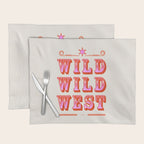 Wild Wild West Cowboy Typography Placemat Gallery Image 1