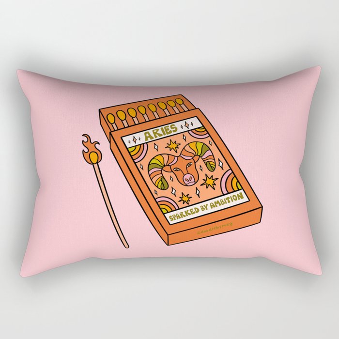 Aries Matchbox Rectangular Pillow Gallery Image 2