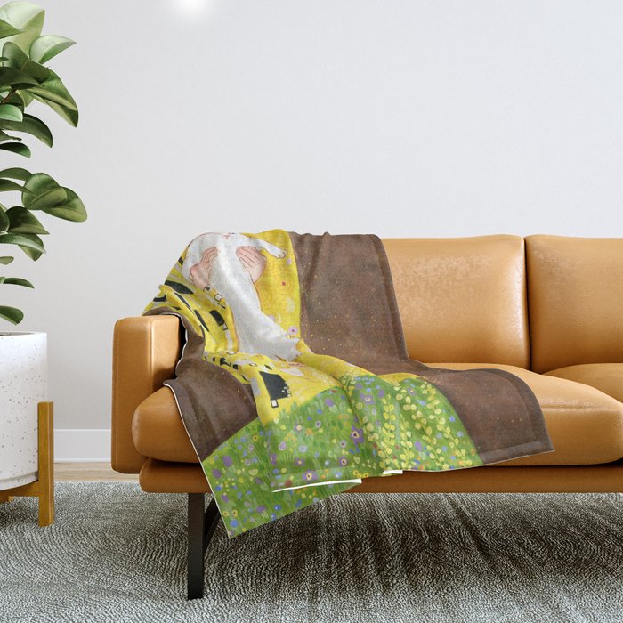 The kiss Throw Blanket Gallery Image 1