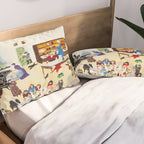 Anna Mary Robertson 'Grandma' Moses Thanksgiving American Folk Art Pillow Sham Gallery Image 2