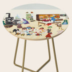 Anna Mary Robertson 'Grandma' Moses Thanksgiving American Folk Art Side Table Gallery Image 2