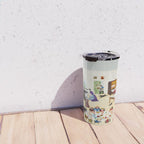 Anna Mary Robertson 'Grandma' Moses Thanksgiving American Folk Art Travel Mug Gallery Image 4