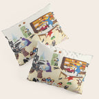 Anna Mary Robertson 'Grandma' Moses Thanksgiving American Folk Art Pillow Sham Gallery Image 3