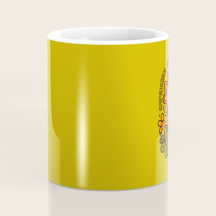 Capricorn Flower Coffee Mug Gallery Image 4